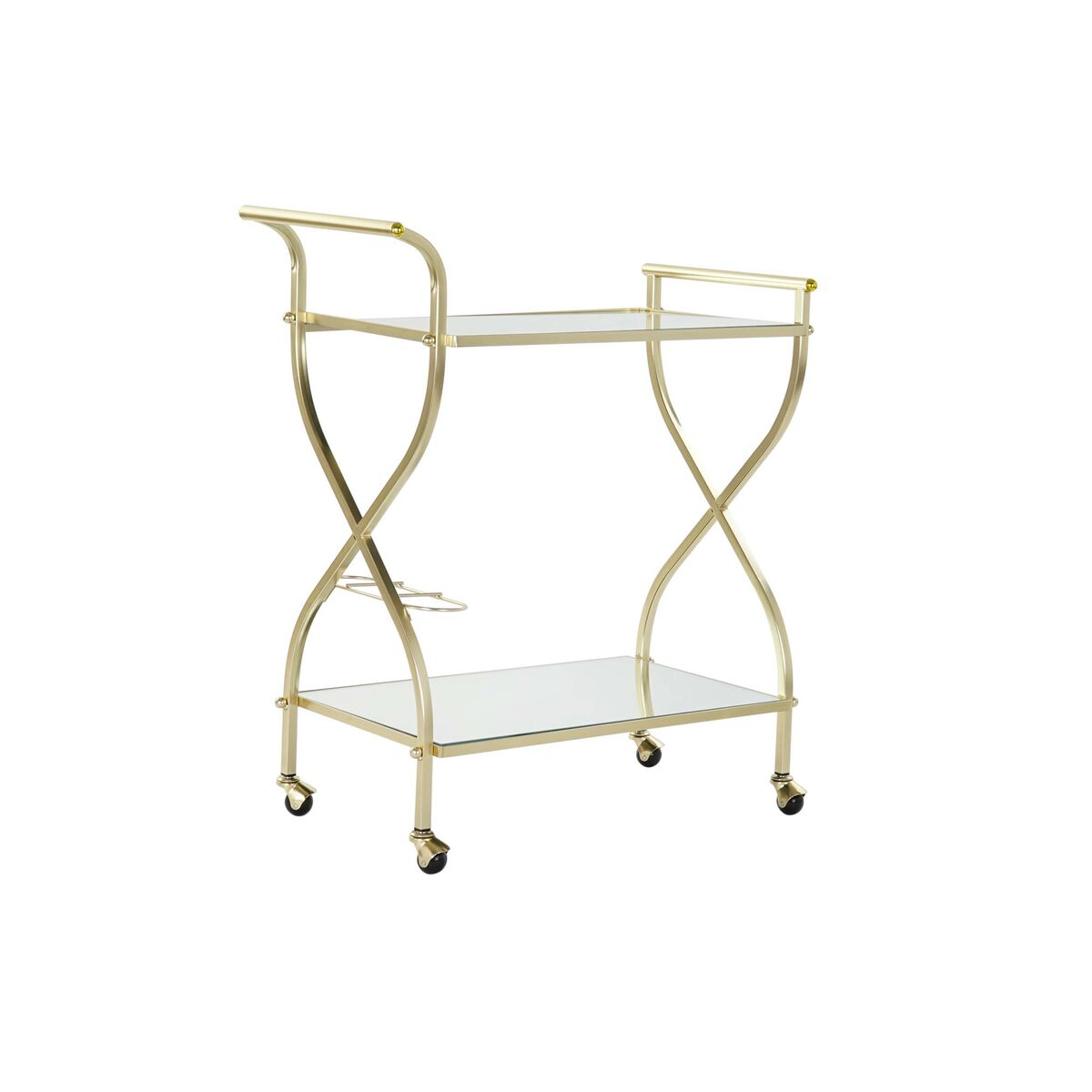 Serviertrolley DKD Home Decor Golden Stahlspiegel 70 x 36,5 x 83 cm