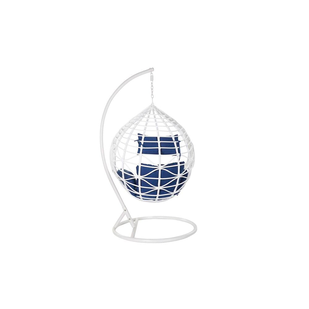 Polquadra del giardino appeso DKD DKD Home Decor Navy Blue White Aluminium