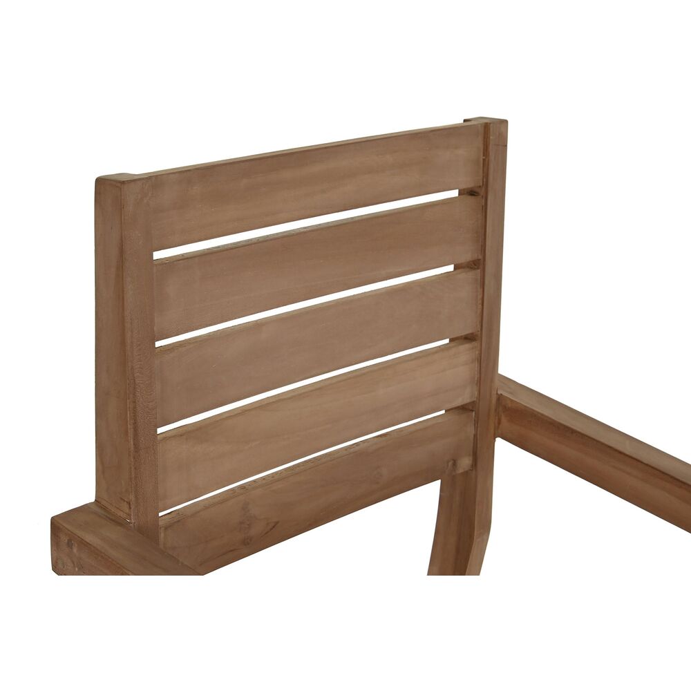 Sedia da giardino DKD decorazioni per la casa teak marrone 58 x 48 x 91 cm (58 x 48 x 91