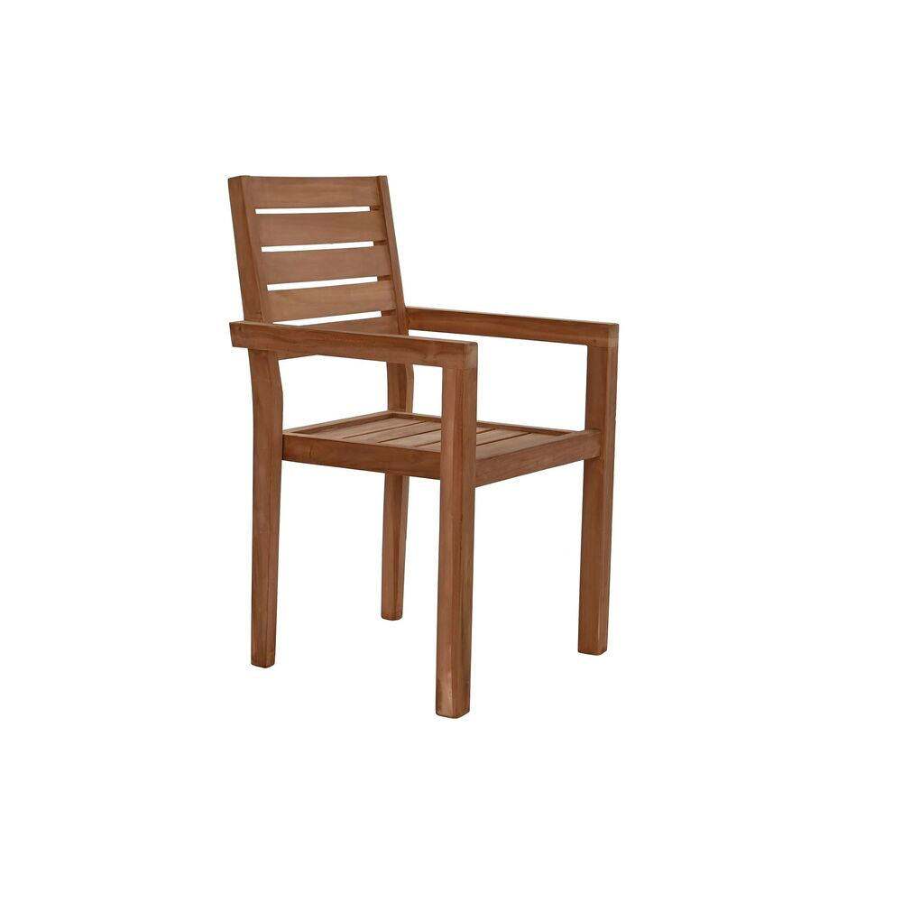 Gartenstuhl DKD Home Decor Braun Teak 58 x 48 x 91 cm (58 x 48 x 91