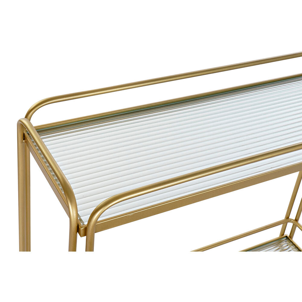 Serviertrolley DKD Home Decor Golden Metallkristall 80 x 28 x 81 cm