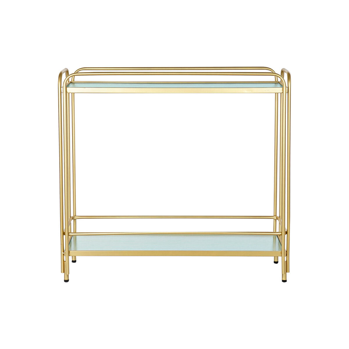 Servizio DKD DKD DKD Crystal Crystal Golden 80 x 28 x 81 cm