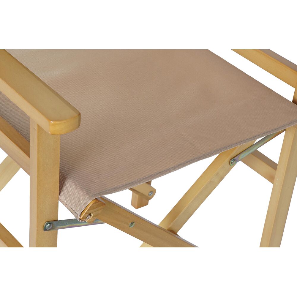 花园椅DKD家居装饰棕色天然松木56 x 48 x 87厘米（56