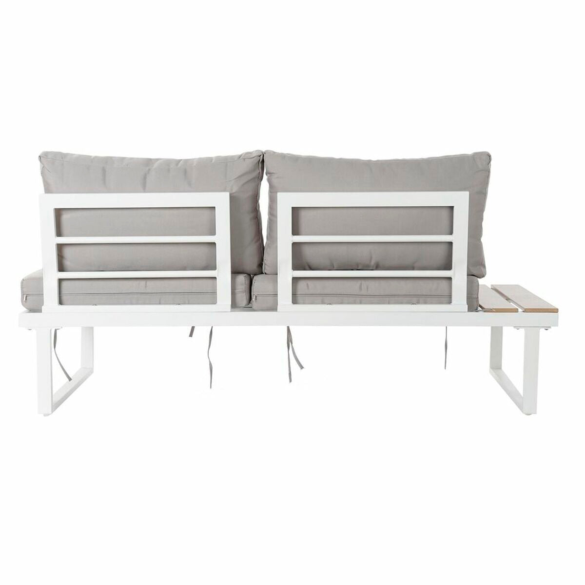 Garden Sofa DKD Heimskreyting grár plastefni stál 231 x 219 x 74 cm 231 x