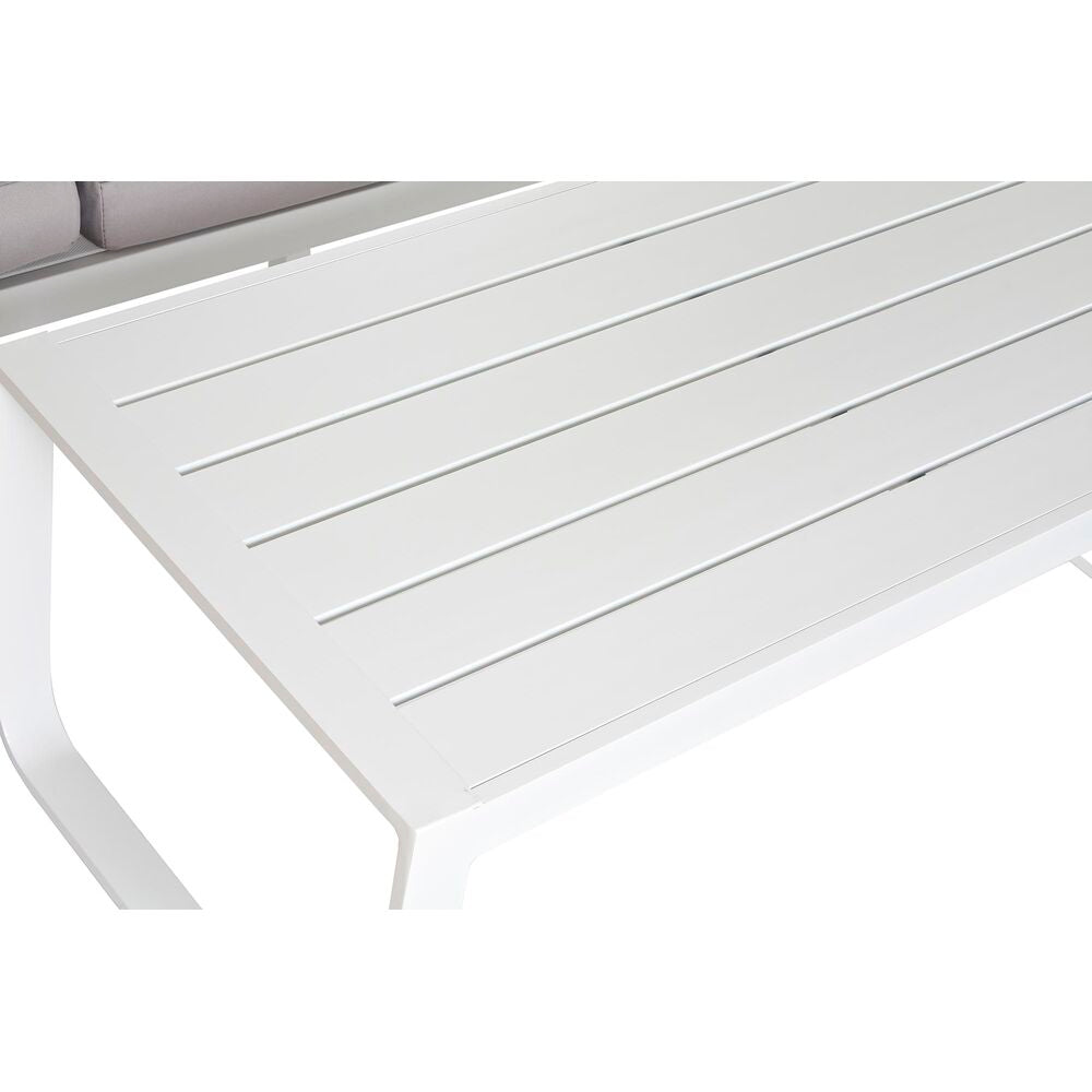 Gartensofa DKD Home Decor Grau Aluminium 78 cm 184 x 72 x 78 cm