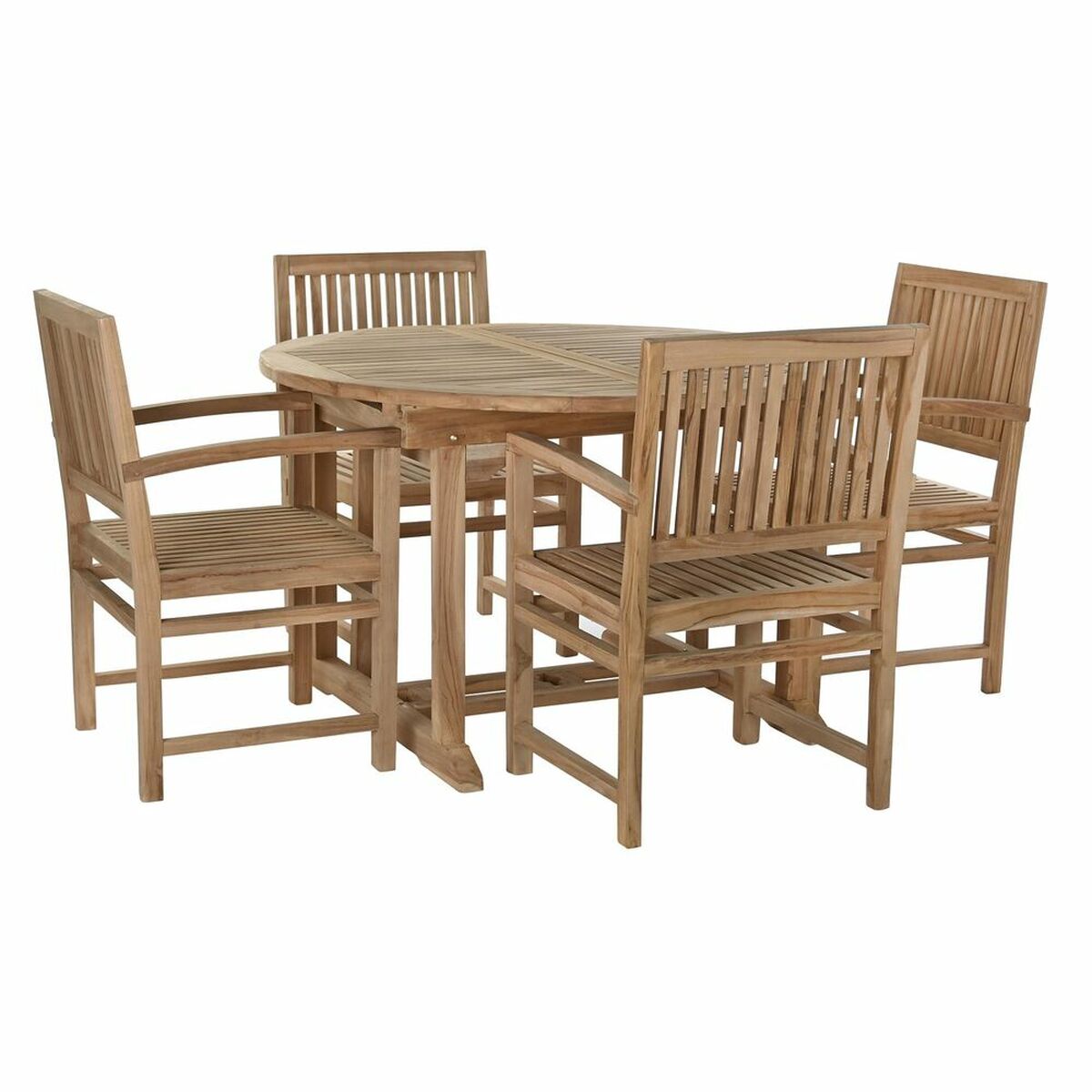 Ensemble de table avec 4 chaises DKD Home Decor 75 cm 120 x 120 x 75 cm