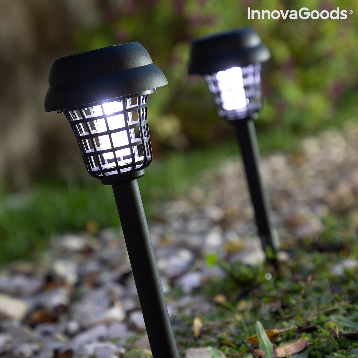 Lámpara de jardín solar con mosquitos Garlam Innovagoods