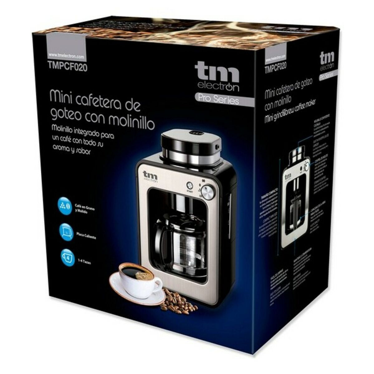 DRIP Coffee Machine TMPCF020S 600 W 4 kopjes 600W