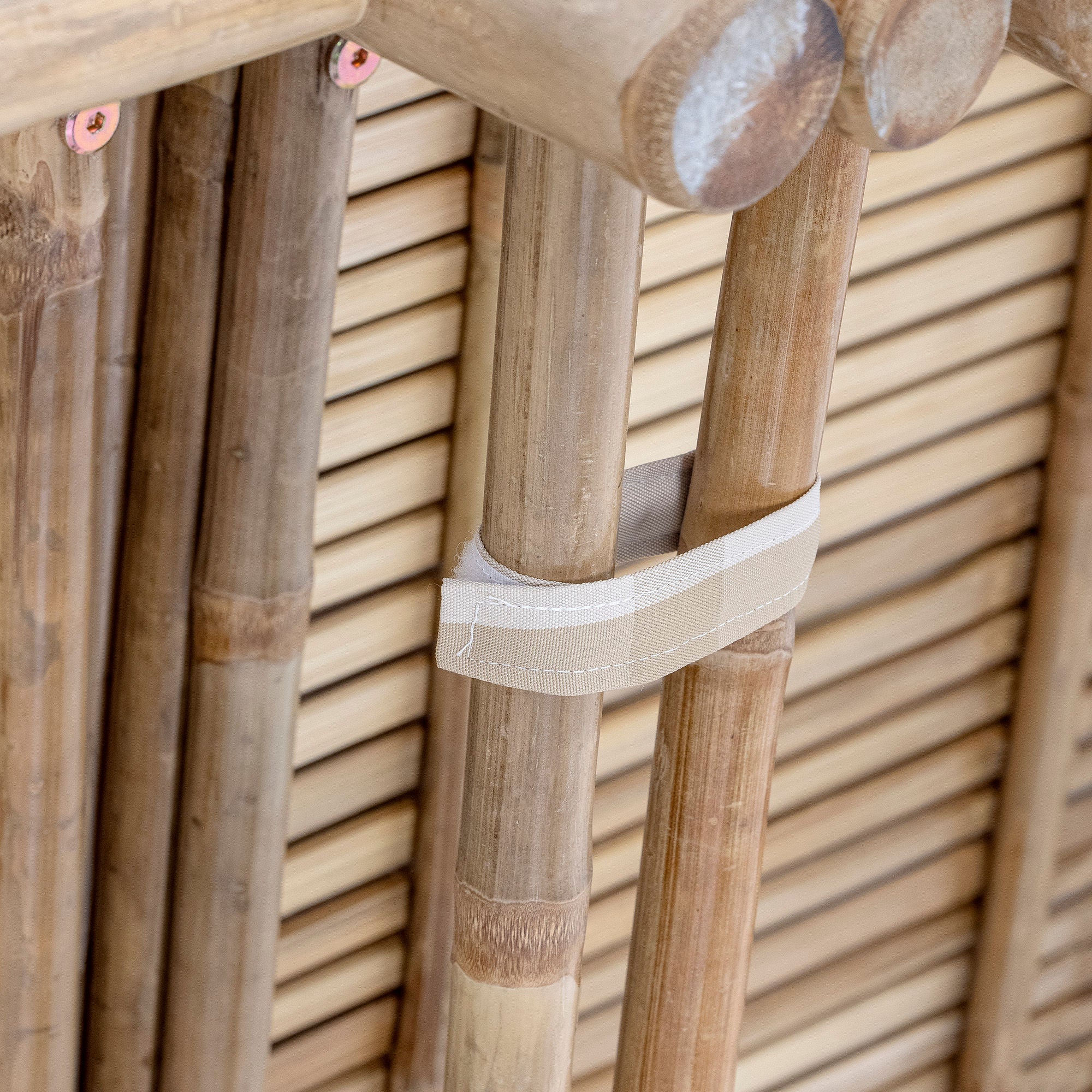 Bloomingville Korfu mát sófi hægra horn, náttúru, bambus