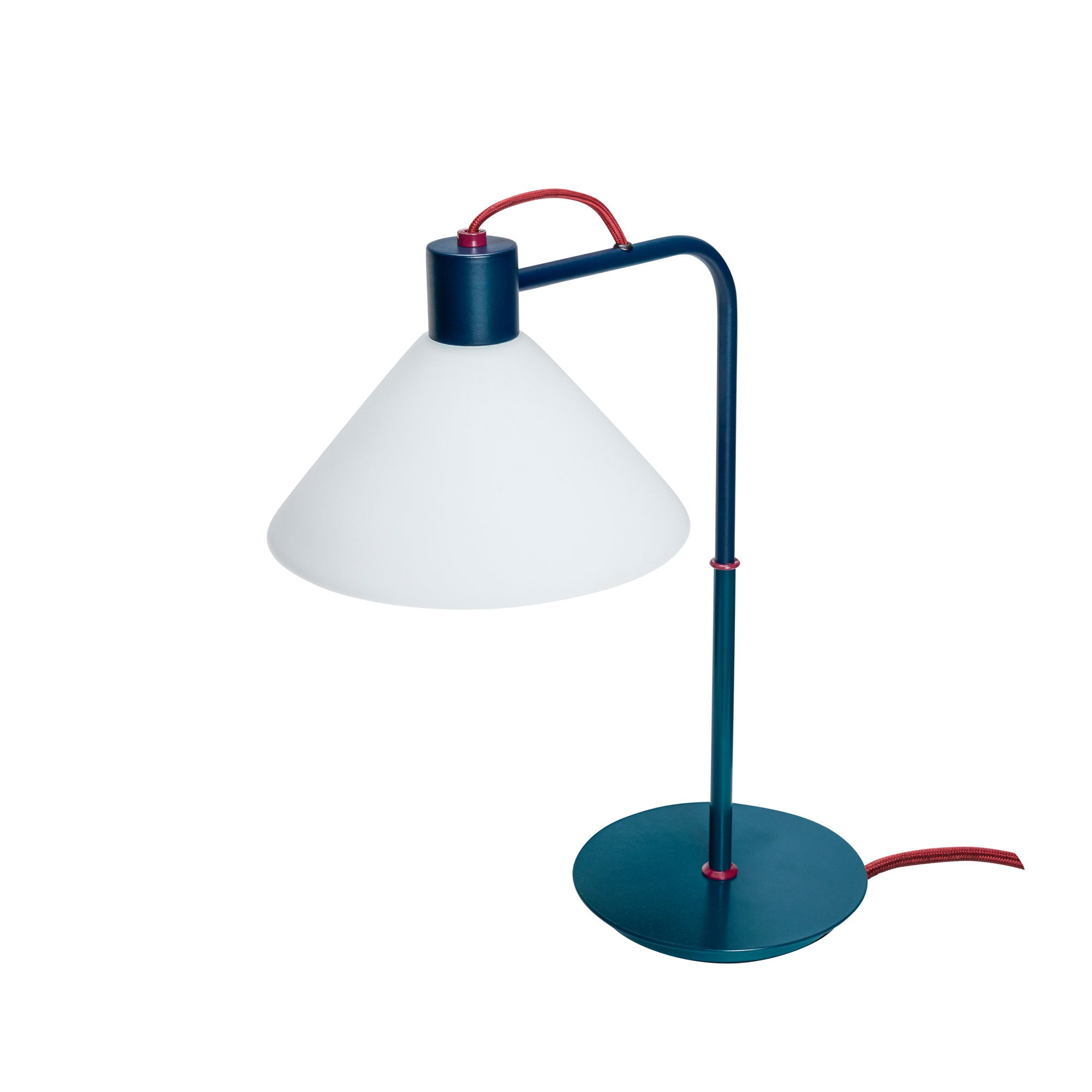 Lámpara de mesa de manchas de Hübsch azul
