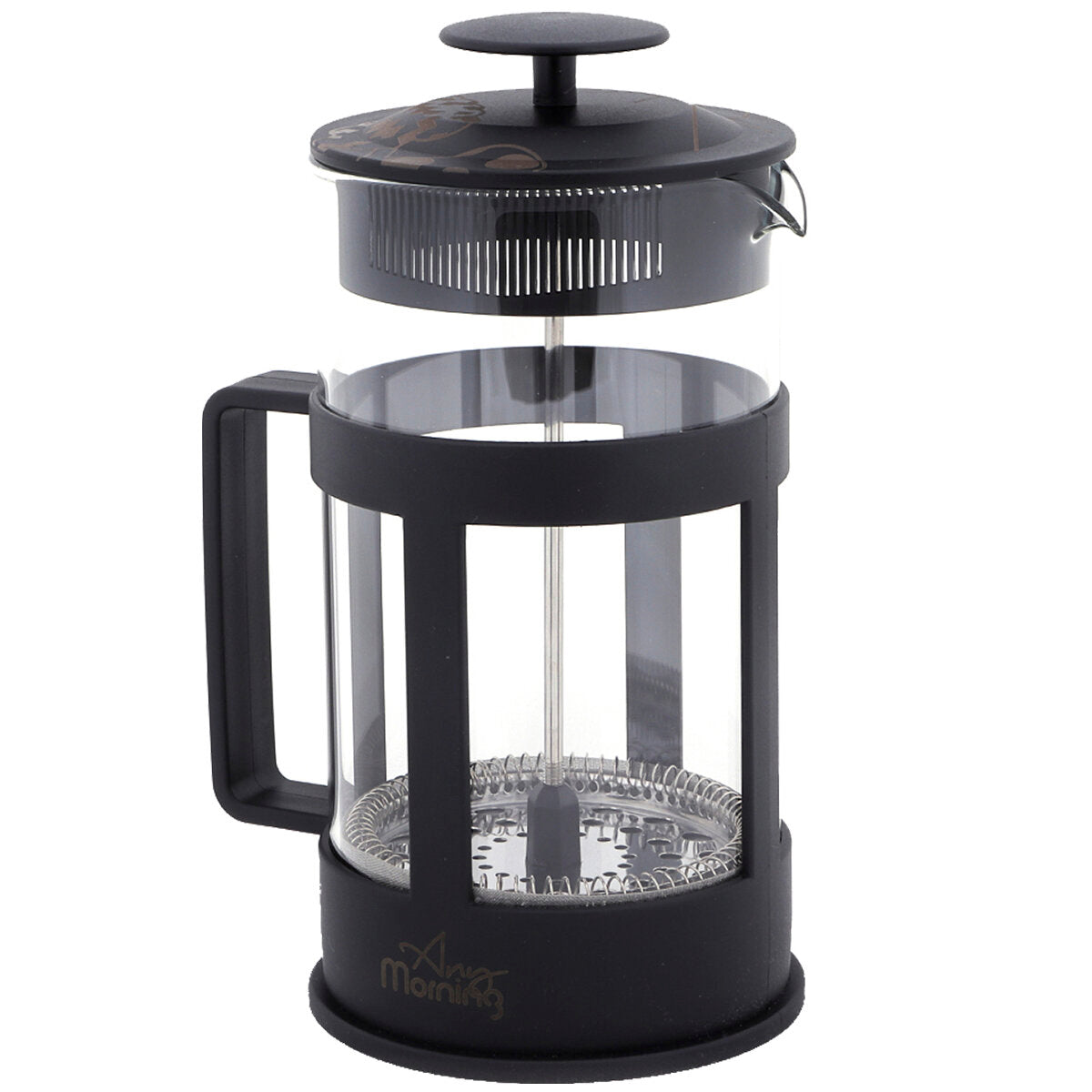Enhver morgen FY04 French Press Kaffeebereiter, 350 ml, Schwarz