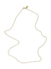 Design Lettere Square Link Chain Gold, 60 cm