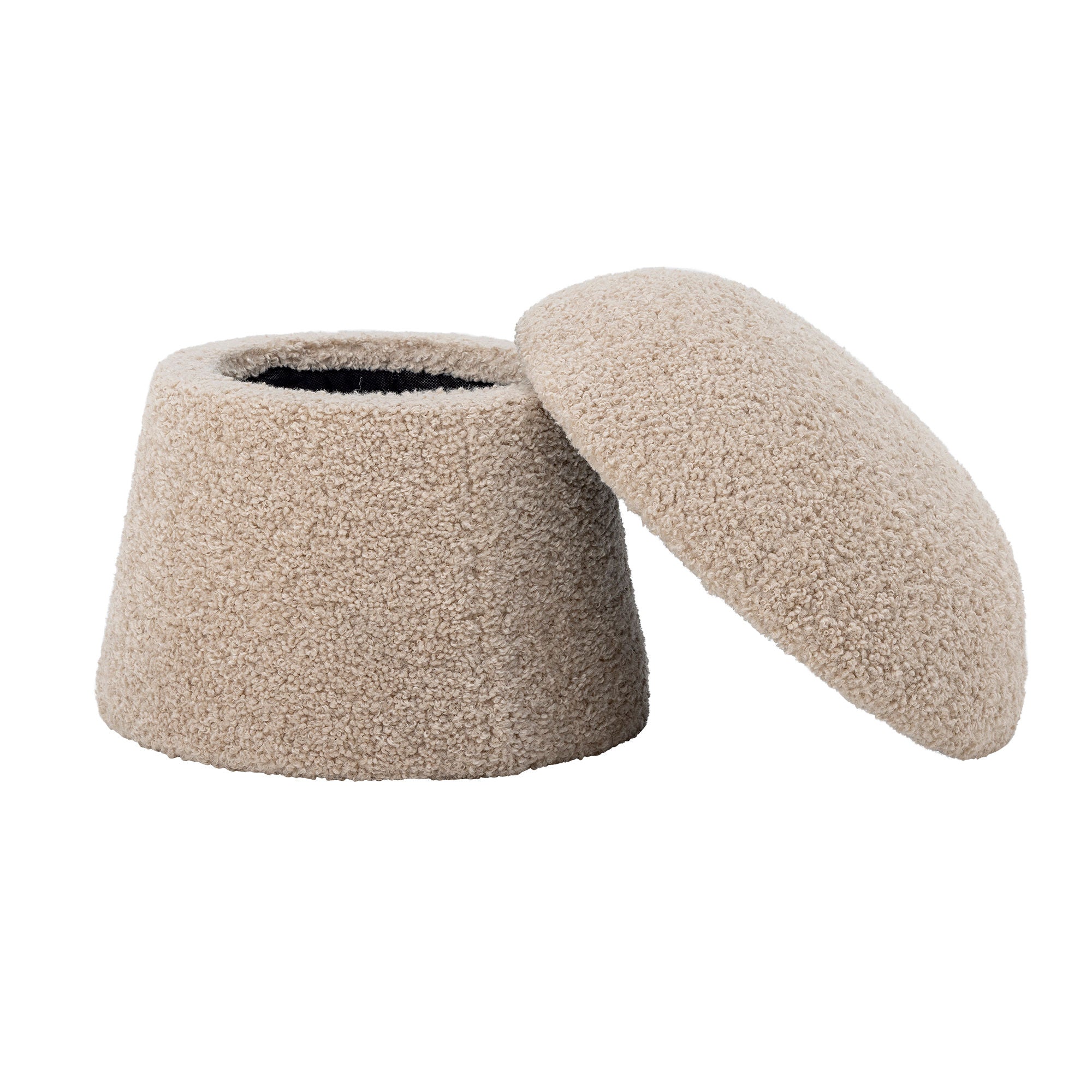 Bloomingville Bocca Pouf, luonto, polyesteri