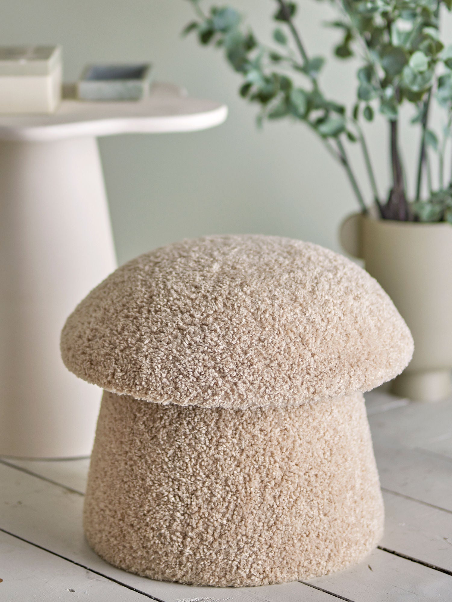 Bloomingville Bocca Pouf, luonto, polyesteri