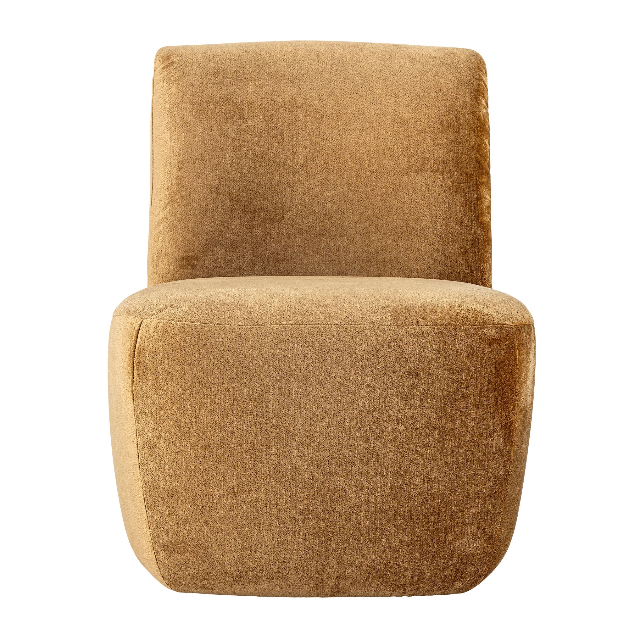 Création Collection Amonde Lounge Chair, Brown, Polyester