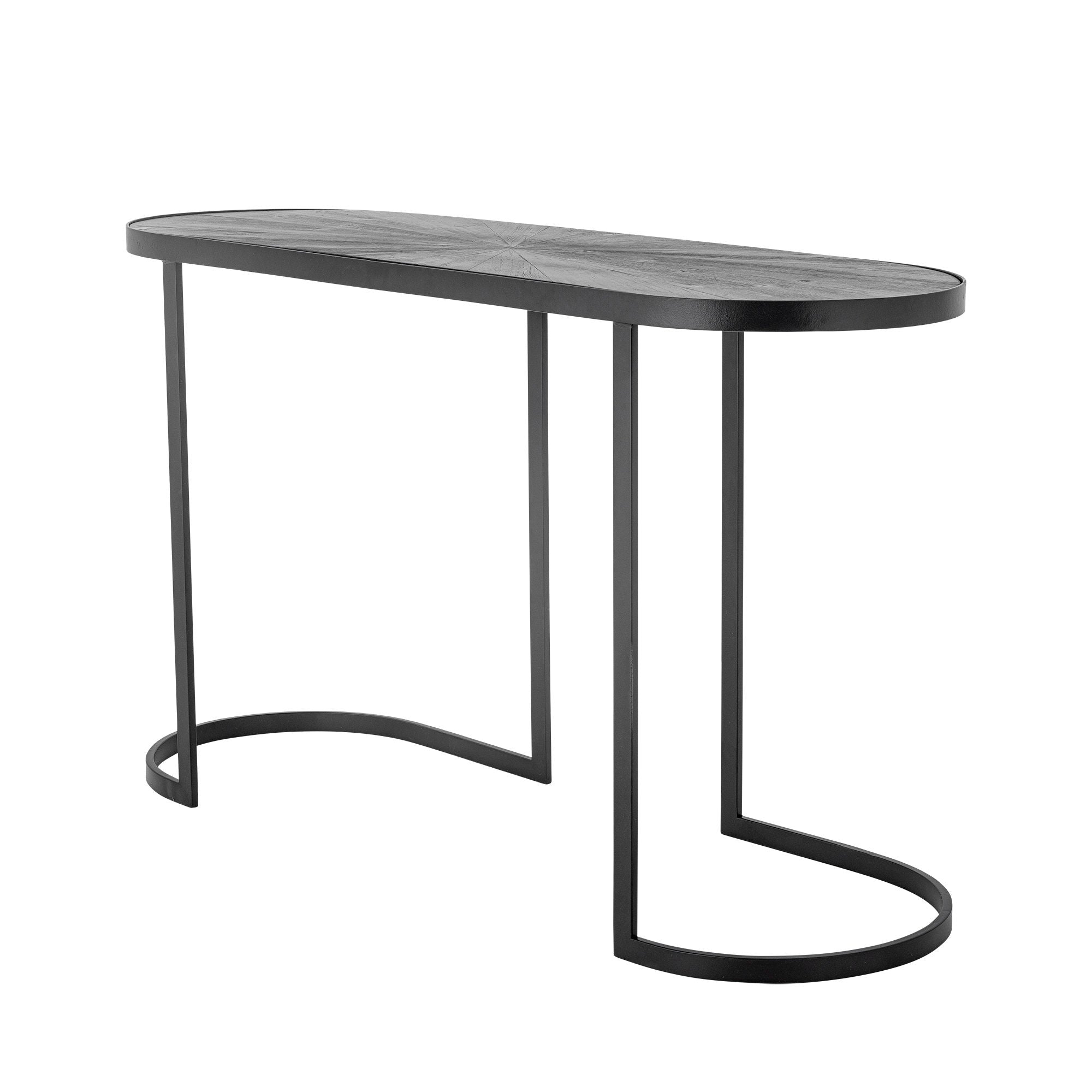 Table de consola de Bloomingville Carter, negro, MDF