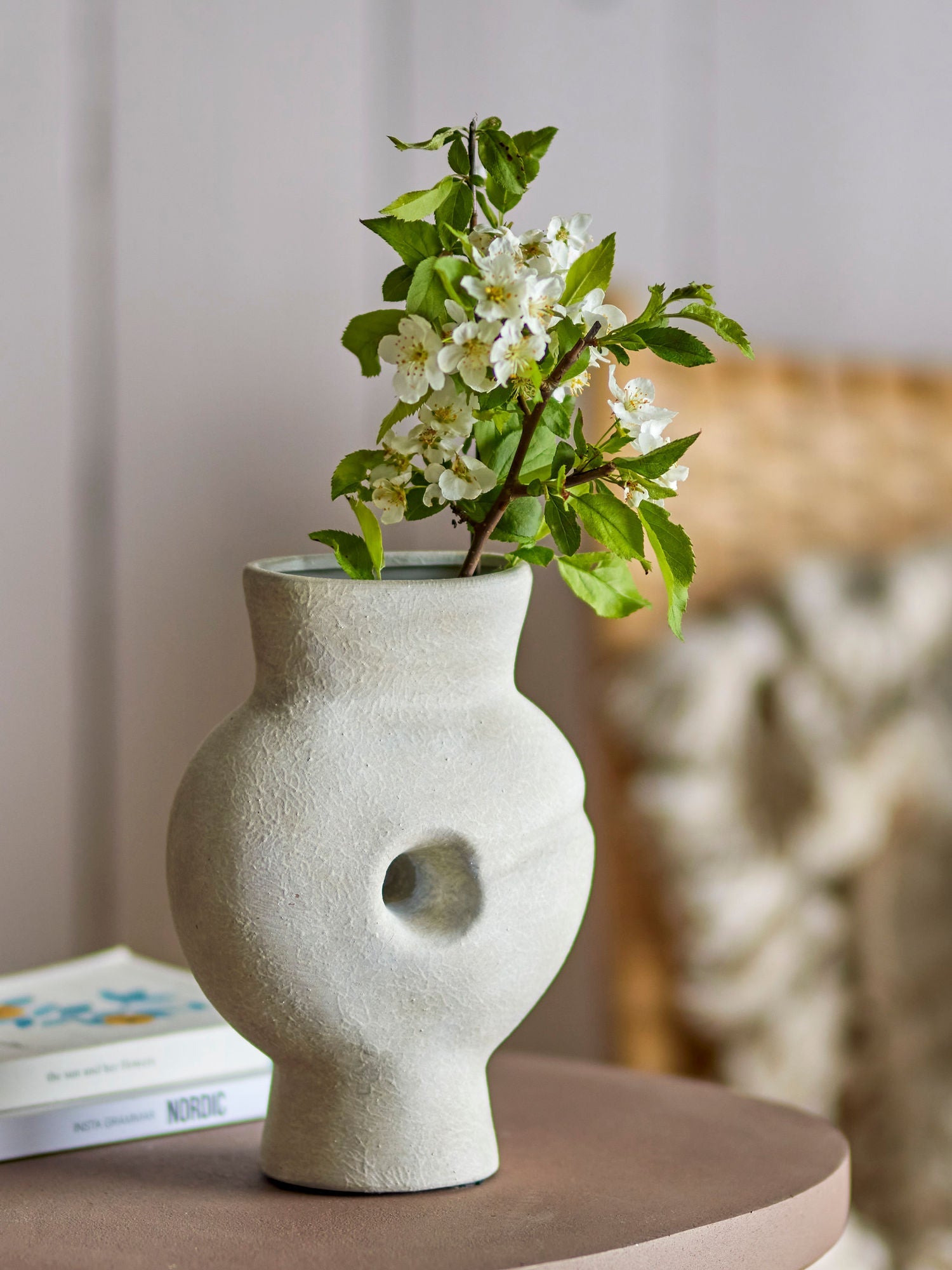 Bloomingville Chania Deco Vase, nature, terre cuite