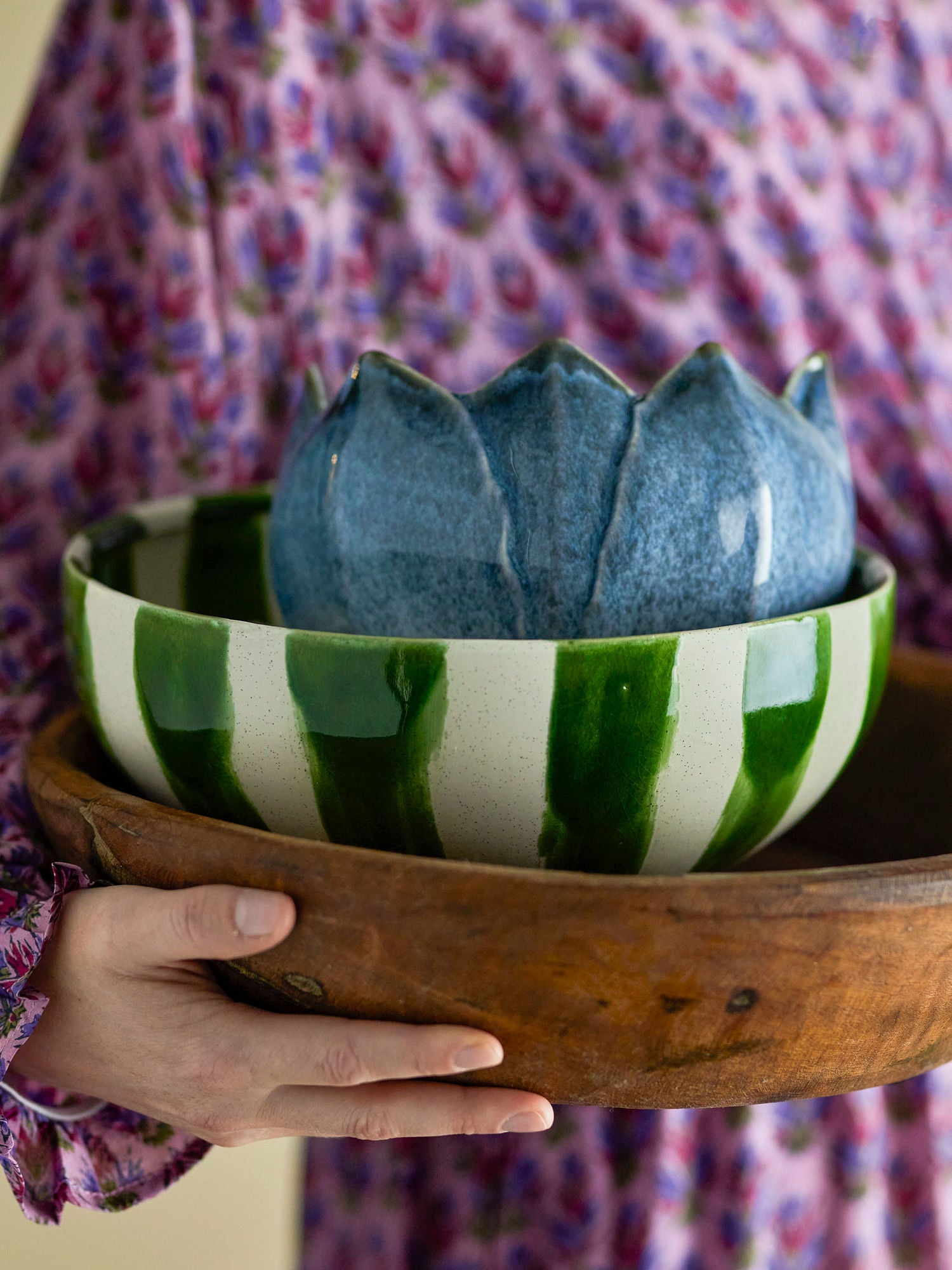 Collezione creativa Shakti Bowl, Green, Goneware