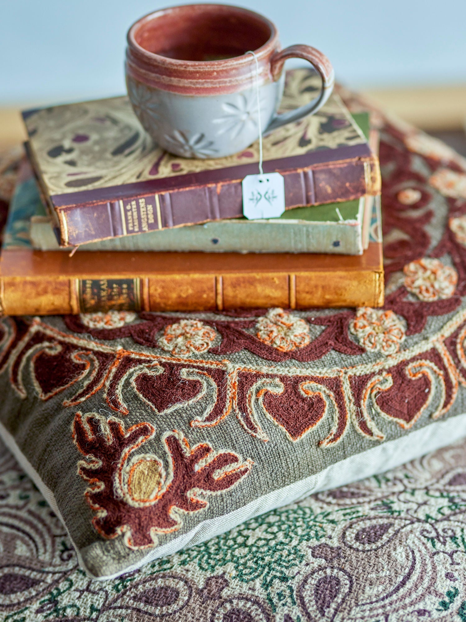 Collection créative Chinon Cushion, marron, coton