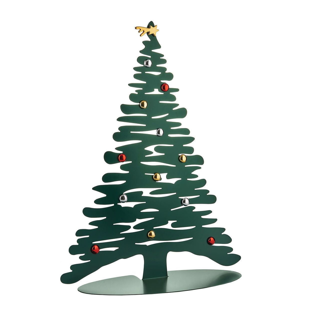 Alessi Bark pour les décorations de Noël de Noël vertes, 70 cm