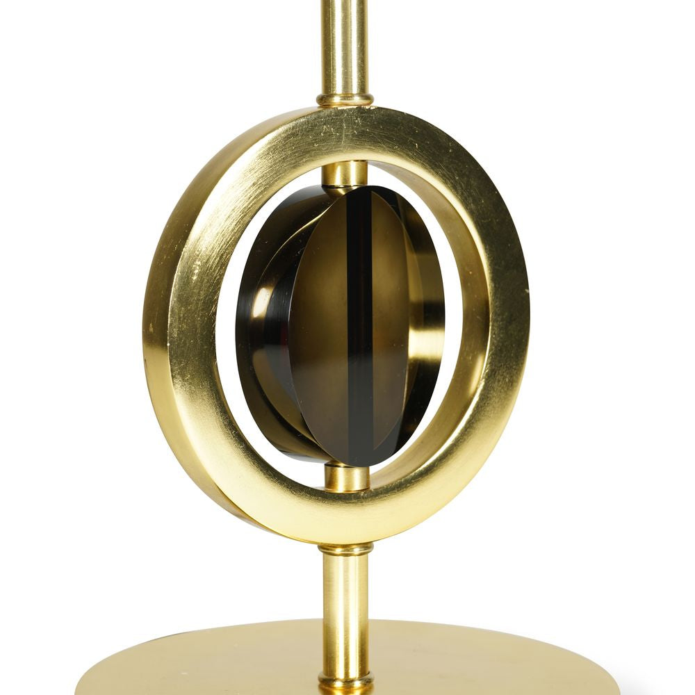 Modelli autentici Art Deco Circle Lampada Circolare singolo, oro
