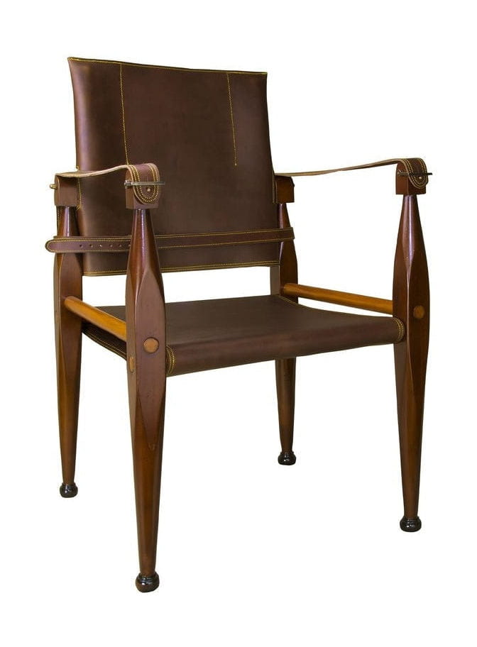 Authentic Models Safari -stoel met lederen stoel
