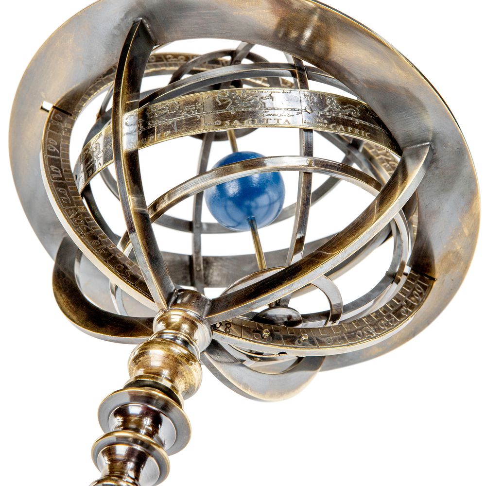 Modelos auténticos de la esfera armilar de bronce