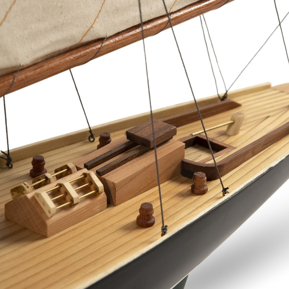 Authentic Models Modèle de navire de voile Côtre