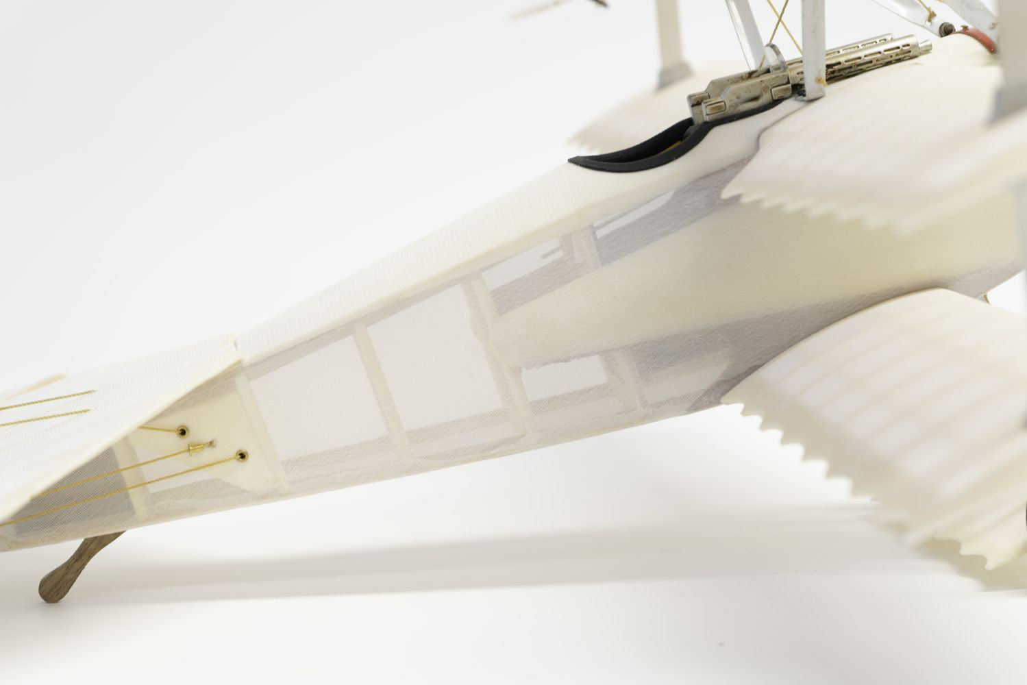 真实的型号Triplane透明飞机模型