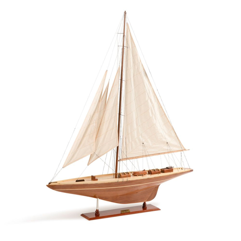 真实的型号努力经典木帆船模型