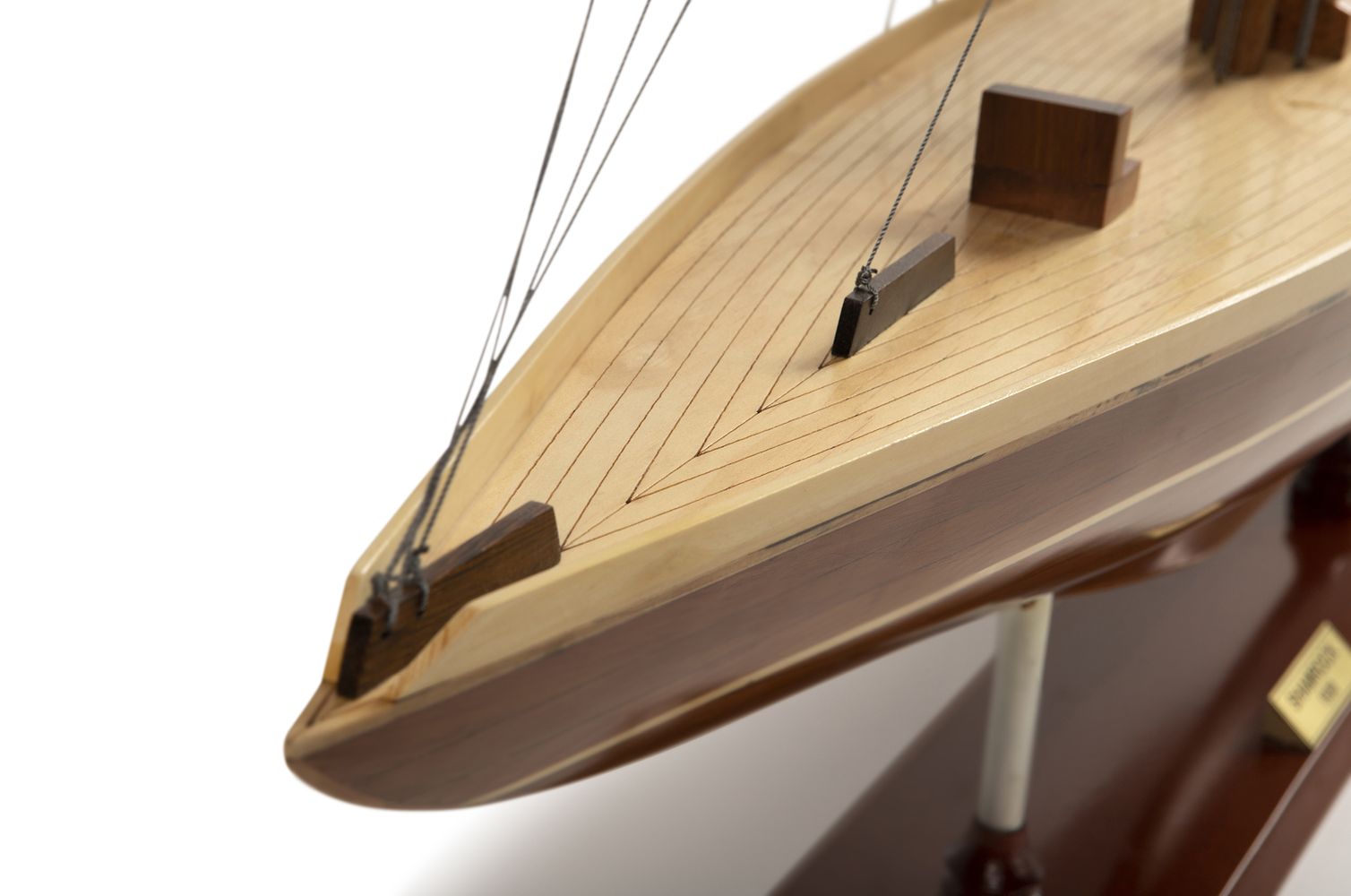 Autentiske modeller Endeavor Classic Wood Sailing Ship Model