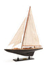 Modelli autentici Endeavor L60 Modello di nave a vela, bianco/nero
