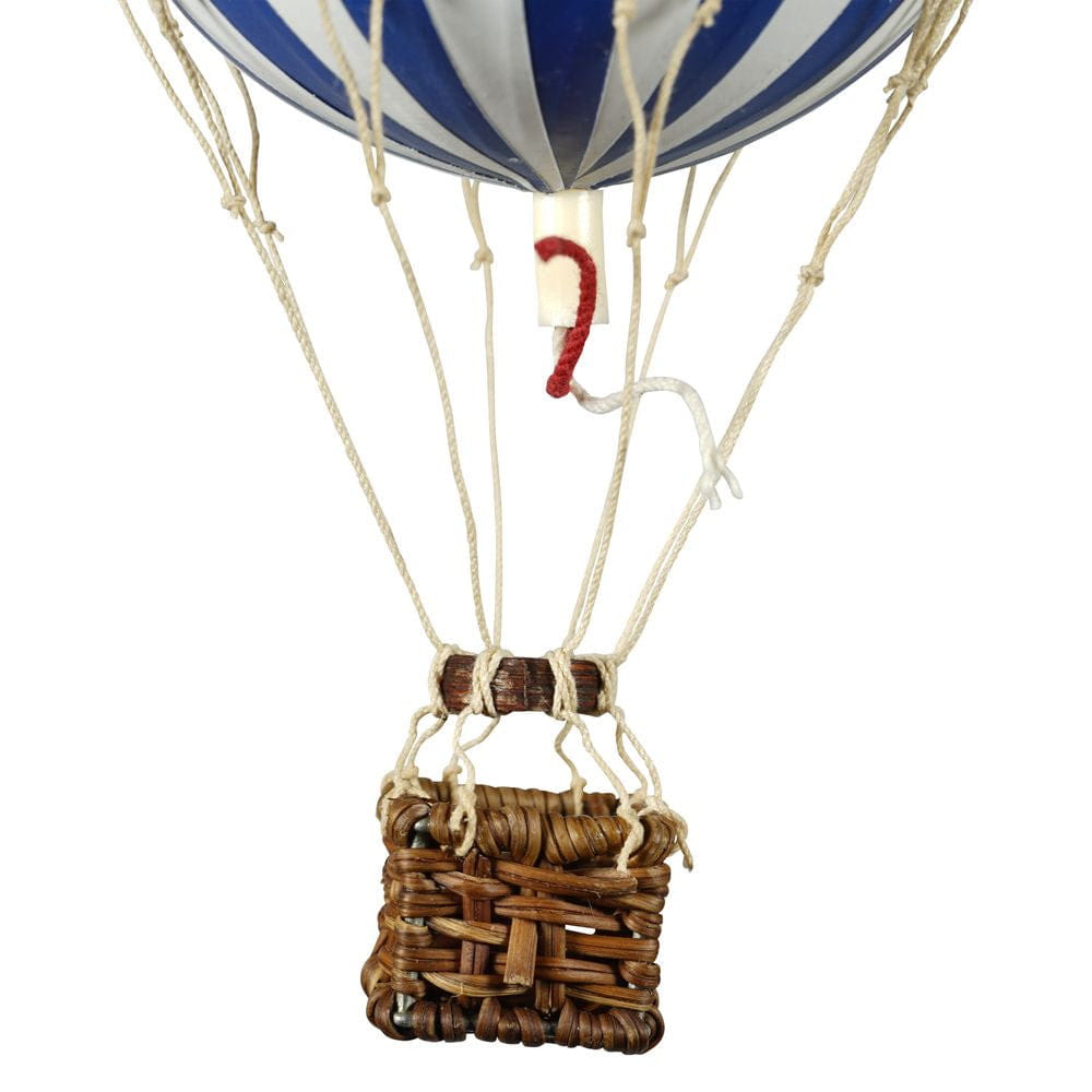 Authentic Models Drijvend de luchtballonmodel, blauw/wit, Ø 8,5 cm