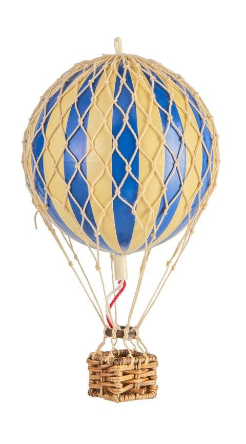 Autentiske modeller som flyter himmelens ballongmodell, blå, Ø 8,5 cm