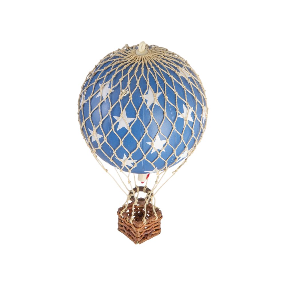 Authentic Models Floating The Skies Balloon Model, Blue Stars, ø 8.5 Cm