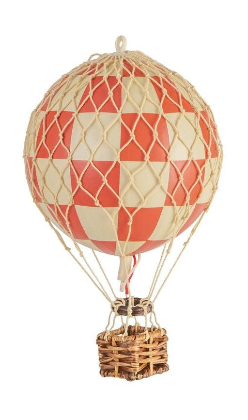 Authentic Models Drijven van de luchtballonmodel, controleer rood, Ø 8,5 cm