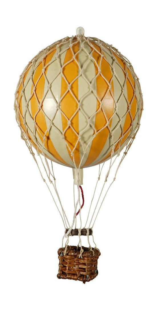 Authentic Models Flydende himmelballonmodel, orange/elfenben, Ø 8,5 cm