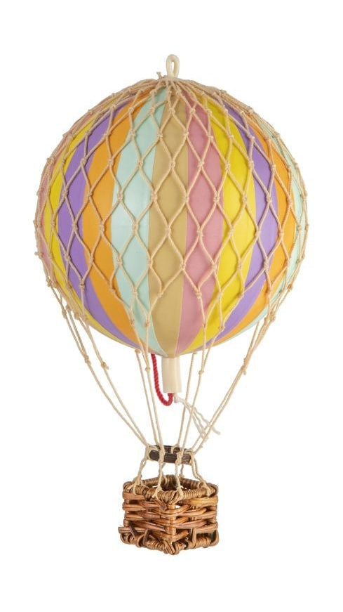 Autentiske modeller som flyter himmelens ballongmodell, regnbue -pastell, Ø 8,5 cm
