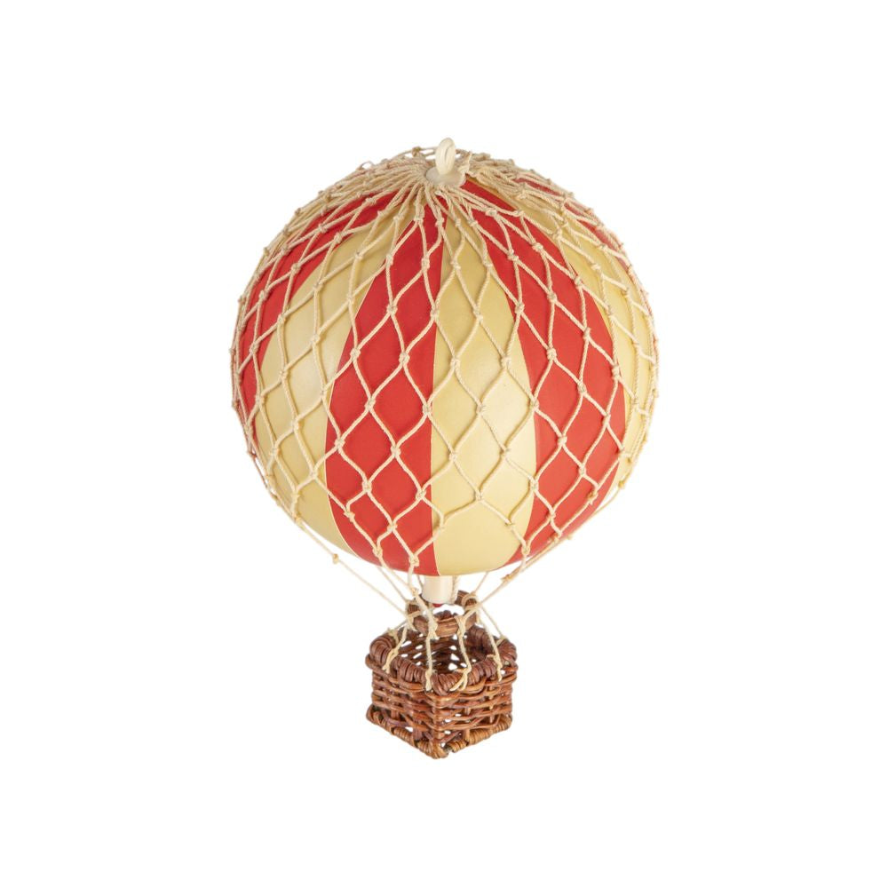 Authentic Models Drijvend de luchtballonmodel, rode dubbel, Ø 8,5 cm