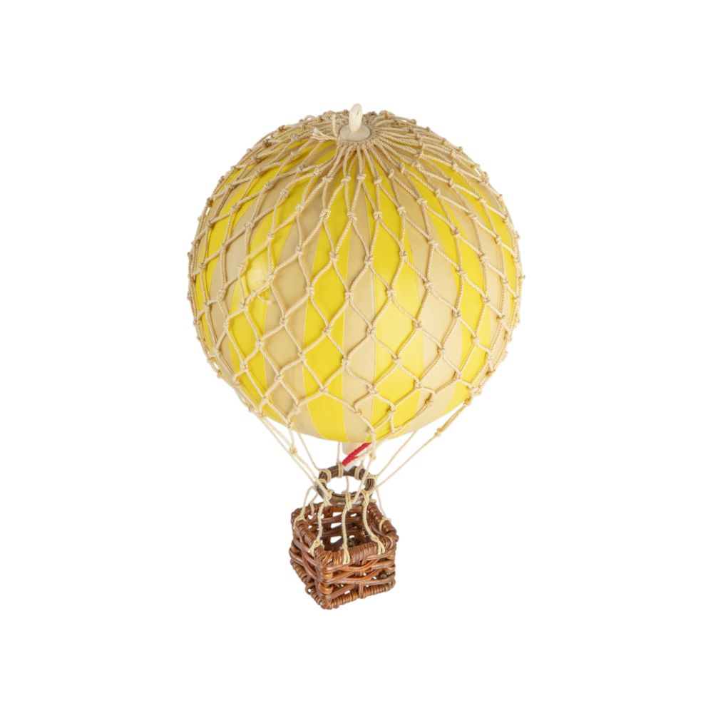 Authentic Models Floating The Skies Balloon Model, True Yellow, ø 8.5 Cm