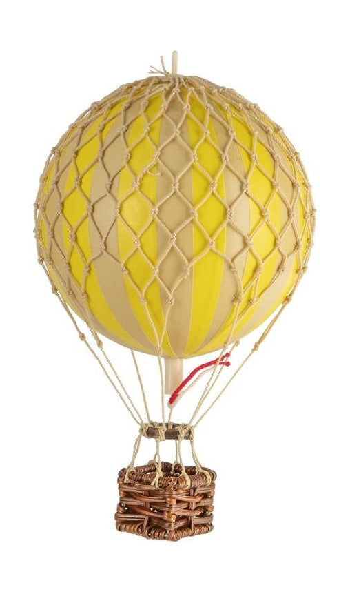 Authentic Models Flydende himmelballonmodellen, ægte gul, Ø 8,5 cm