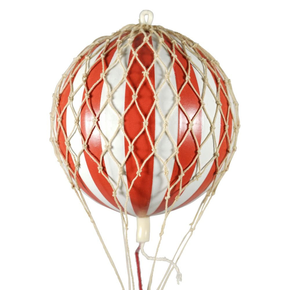 Authentic Models Drijvend de luchtballonmodel, rood/wit, Ø 8,5 cm