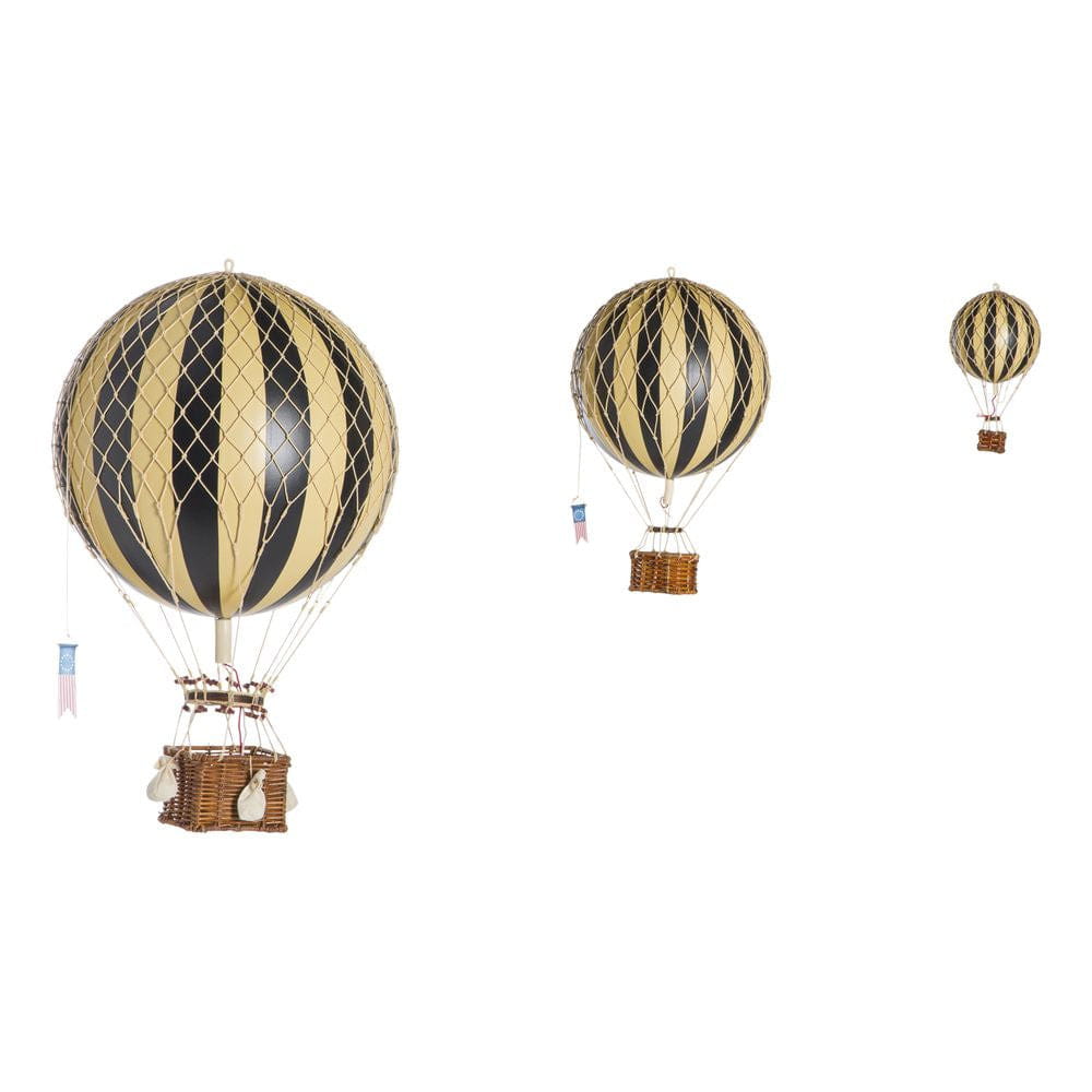 Authentic Models Floating The Skies Balloon Model, Black, ø 8.5 Cm