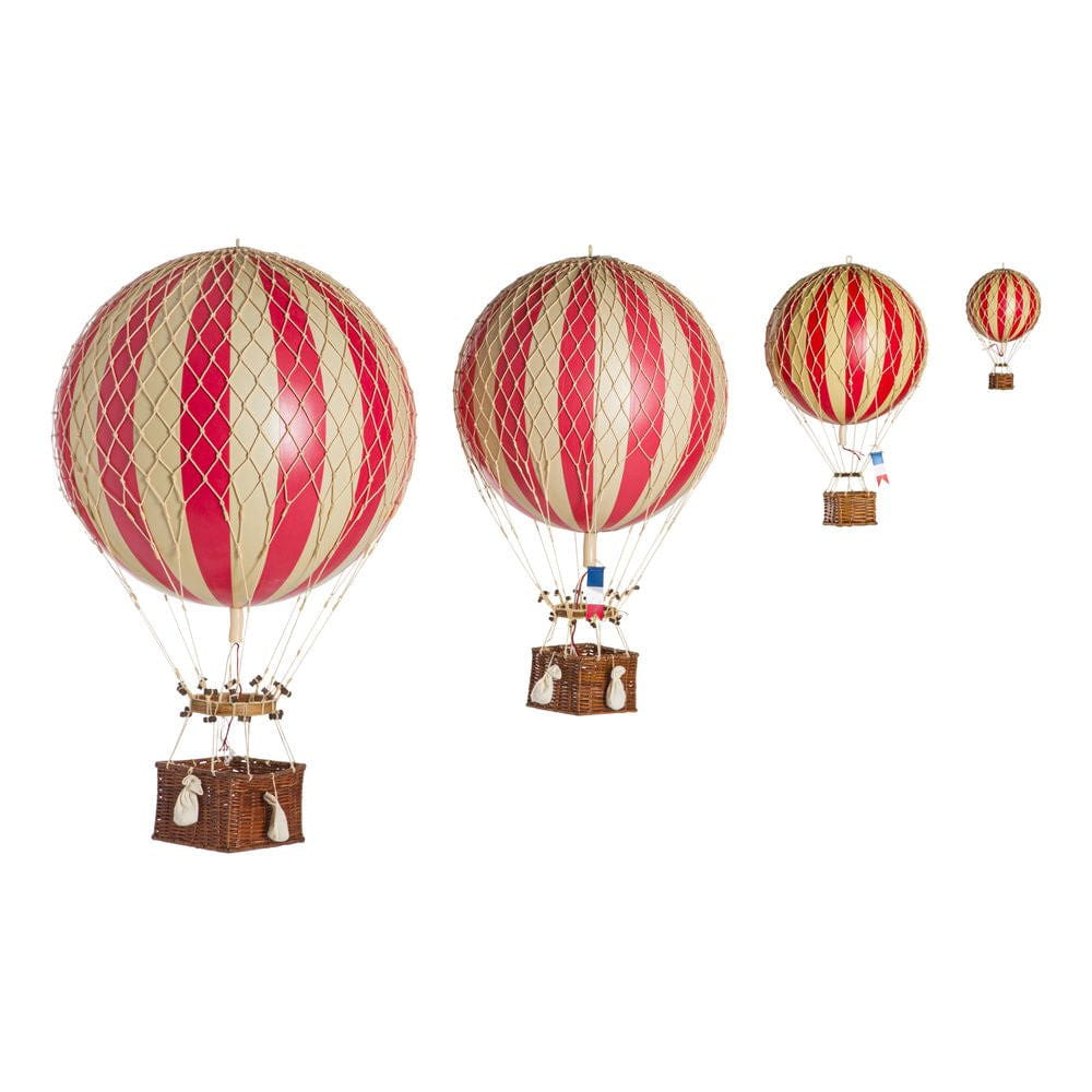 Authentic Models Drijvend de luchtballonmodel, True Red, Ø 8,5 cm