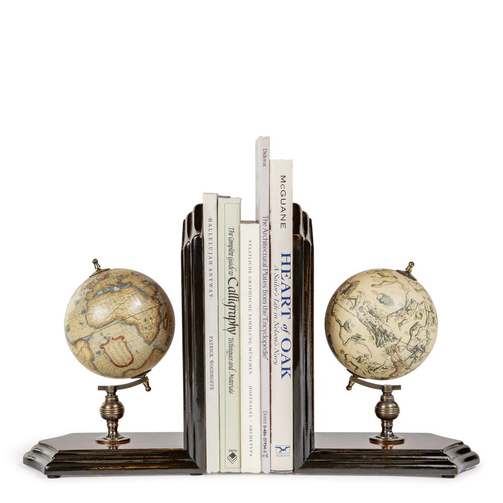 Modelli autentici Globe Bookends