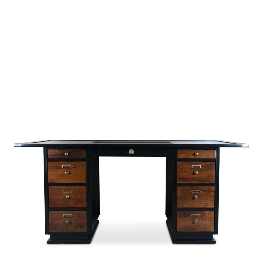 Authentic Models Captain's Desk LX H 170x78, noir