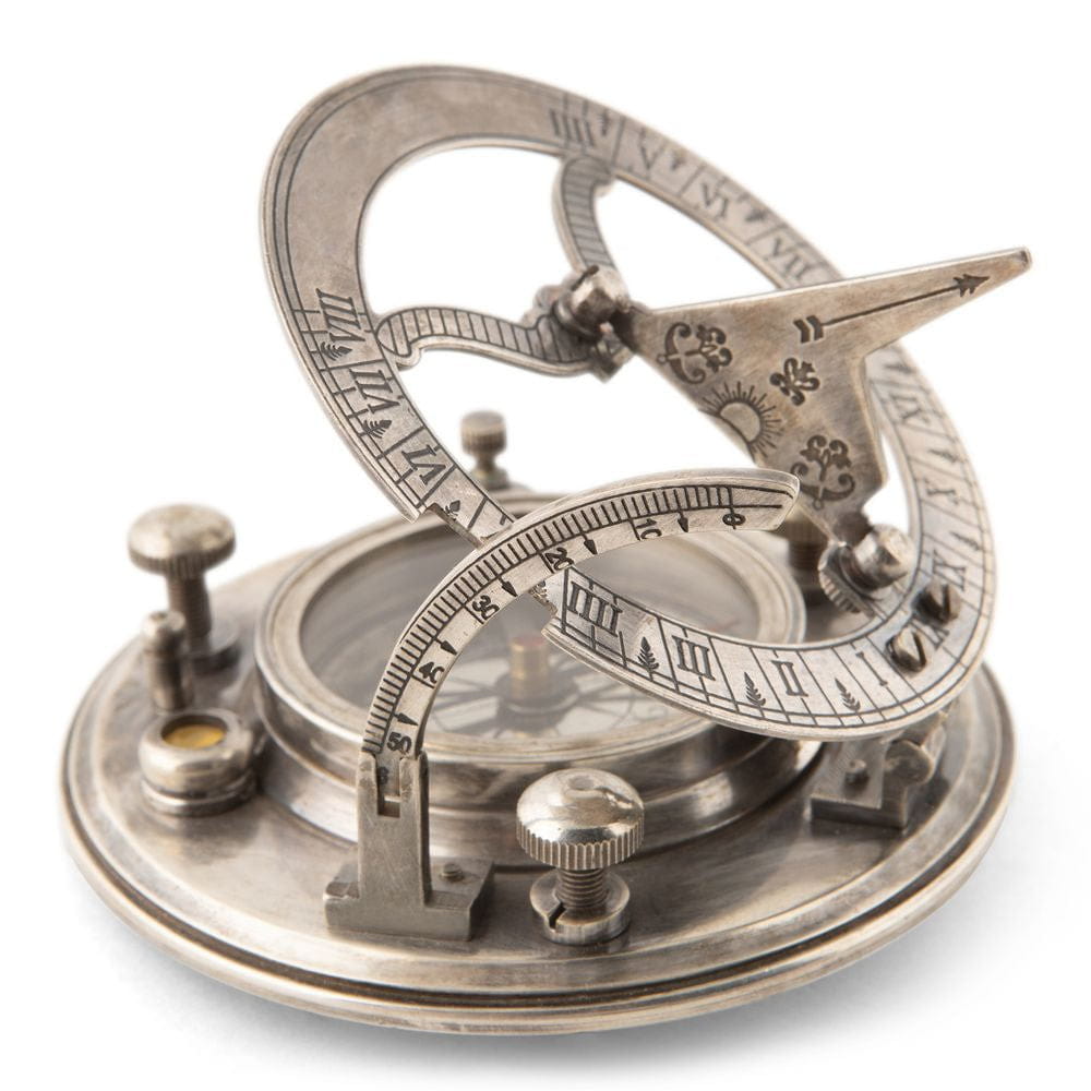 Autentiske modeller Mariner's Compass Silver