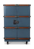 Authentic Models Polo Club Travel Suitcase Cabinet Bar, essence