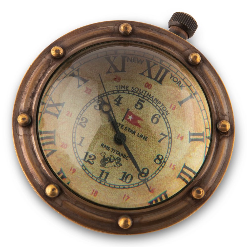 Authentic Models Porthole Eye of Time Watch, bronsad