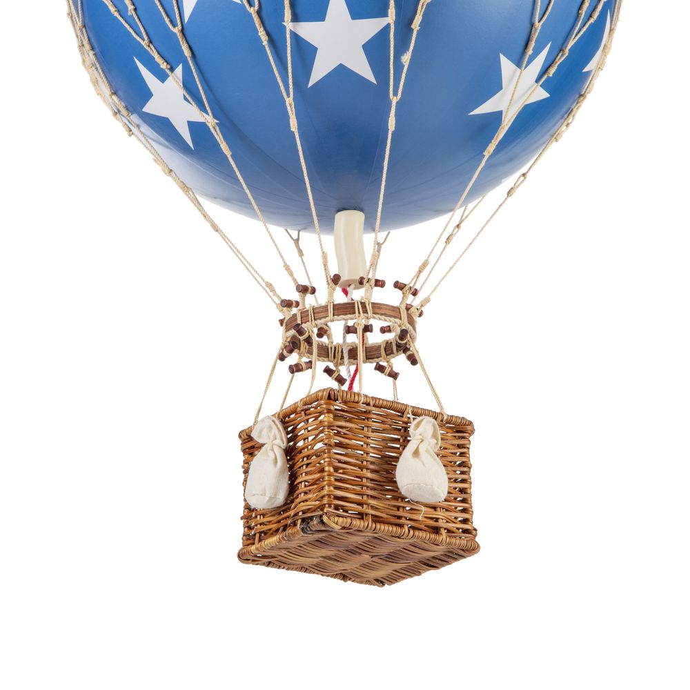 Authentic Models Royal Aero Balloon Model, Blue Stars, ø 32 Cm